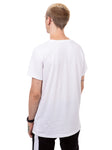 White tripple logo t-shirt